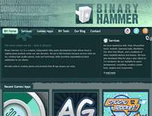 Tablet Screenshot of binaryhammer.com